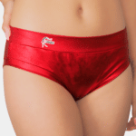 Metallic Red Brazilian Shorts3