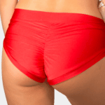 Red with Twist Shorts3